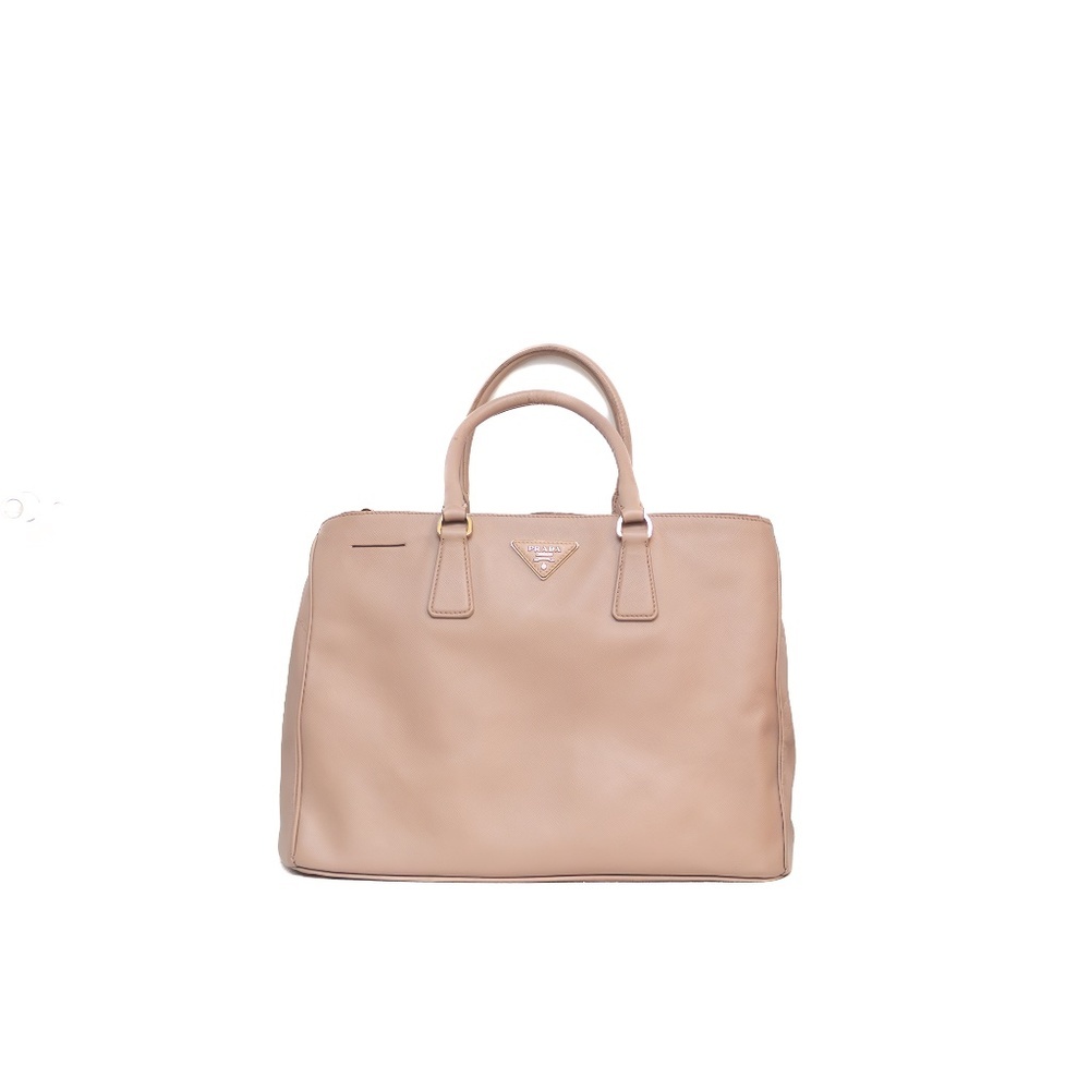 PRADA Large Galleria Saffiano‎  Hand Tote Bag Leather Pink